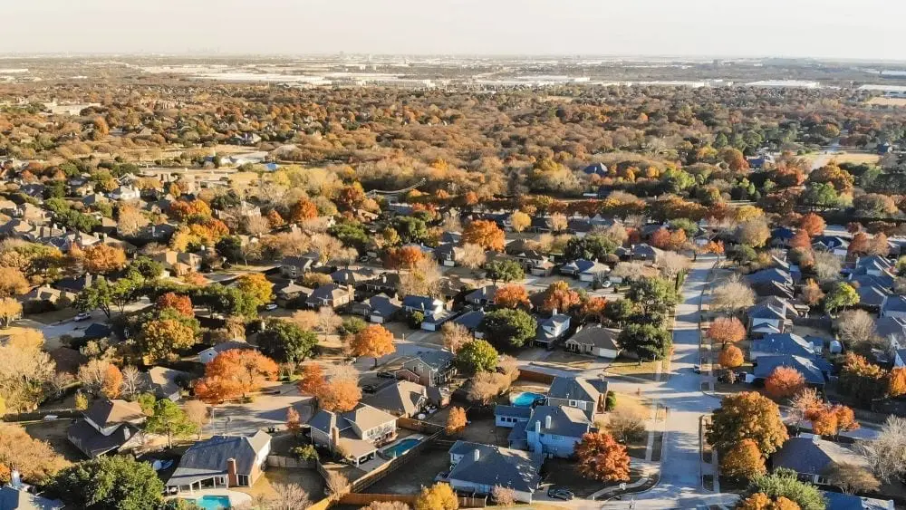 Mejores suburbios de Dallas, Texas Casas Nuevas Aqui