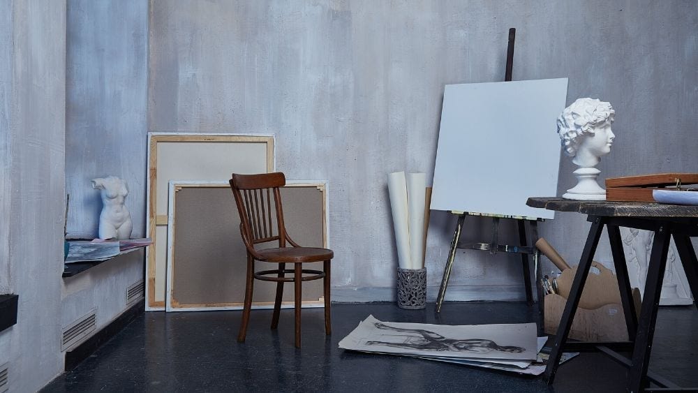 estudio de pintura