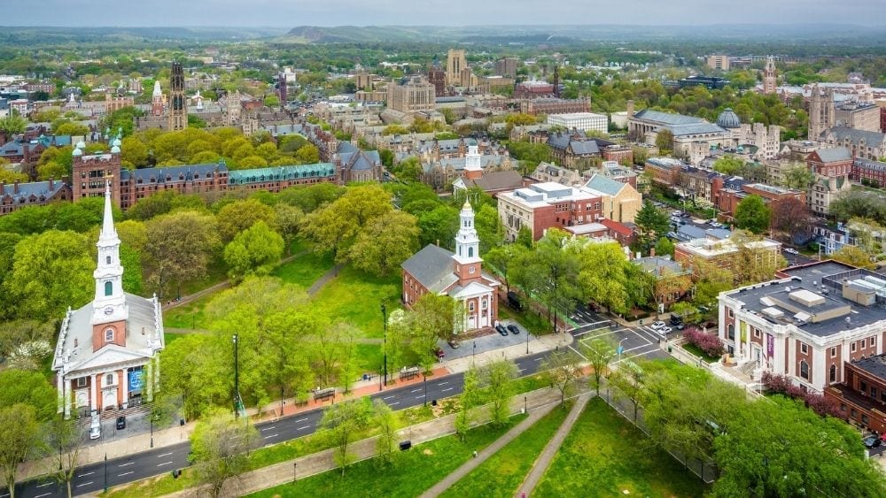 vista aérea de New Haven