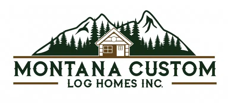 logo de montana custom log homes inc