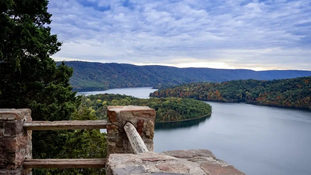 Lago Raystown cerca de Altoona, Pensilvania.