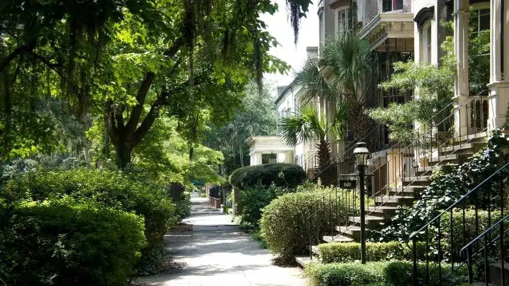 casas históricas en Savannah, Georgia